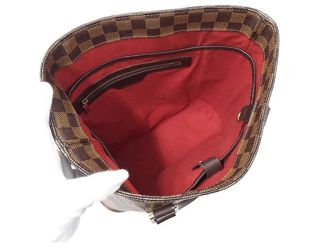 Borsa Tote Louis Vuitton Damier Canvas Marrone Damier ebene - vista 5