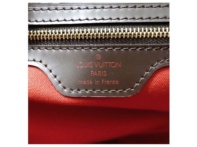 Borsa Tote Louis Vuitton Damier Canvas Marrone Damier ebene - vista 6