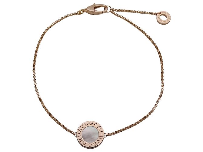 Bulgari Bracciale con Charm Bvlgari in Oro Rosa D'oro - vista 2
