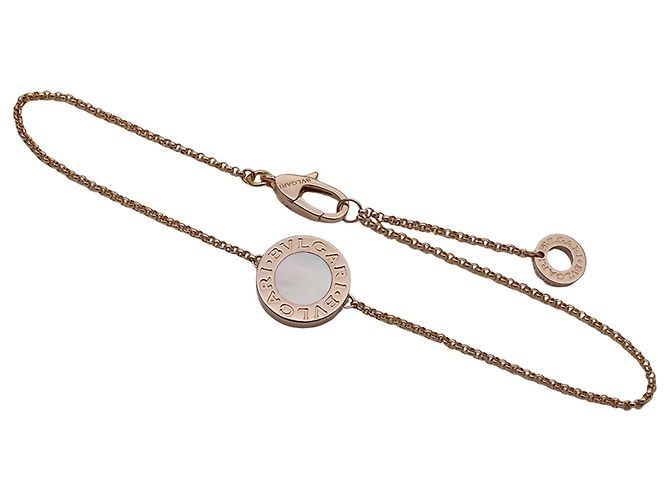 Bulgari Bracciale con Charm Bvlgari in Oro Rosa D'oro - vista 3