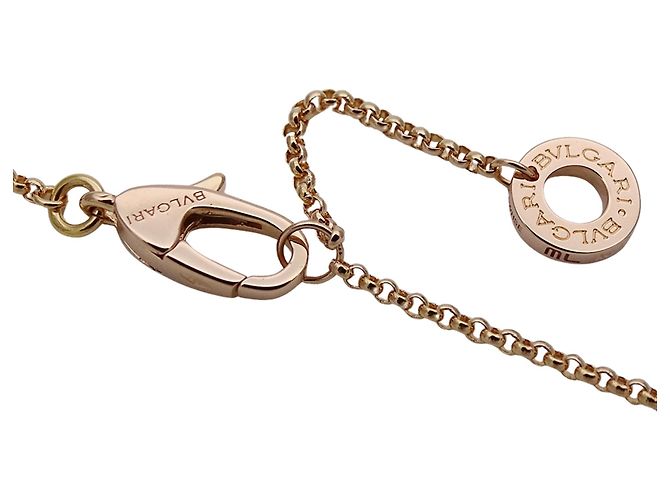 Bulgari Bracciale con Charm Bvlgari in Oro Rosa D'oro - vista 4