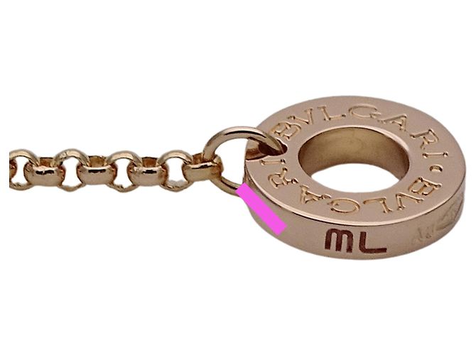 Bulgari Bracciale con Charm Bvlgari in Oro Rosa D'oro - vista 5