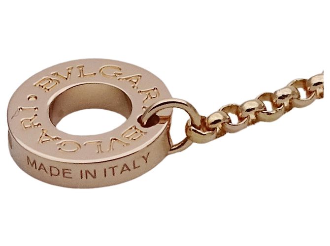 Bulgari Bracciale con Charm Bvlgari in Oro Rosa D'oro - vista 6