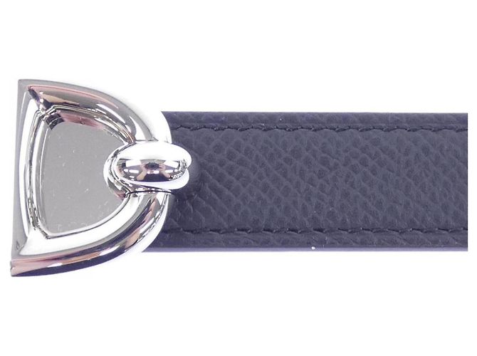 Hermès Cintura Hermes THALASSA 18mm Nera Nero - vista 2