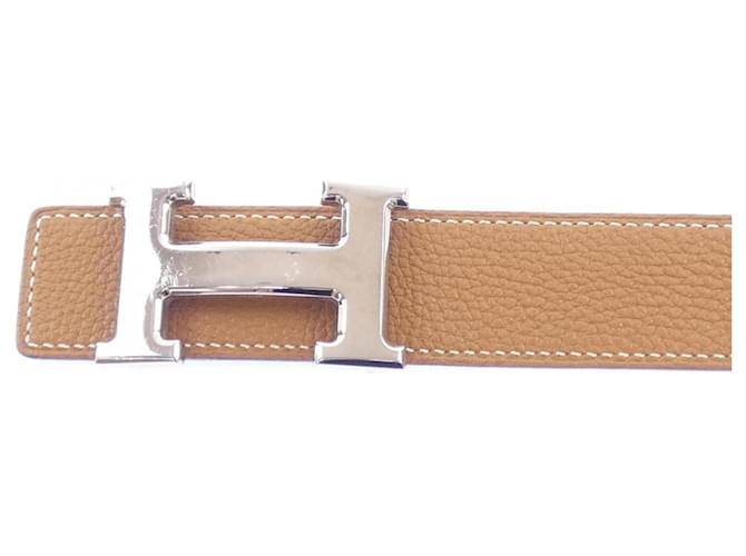 Hermès Hermes H 32mm Wendelgürtel Braun Schwarz - Ansicht 2
