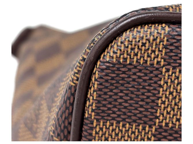 Borsa a mano Louis Vuitton Saleya PM Tote Bag Marrone Damier ebene - vista 3