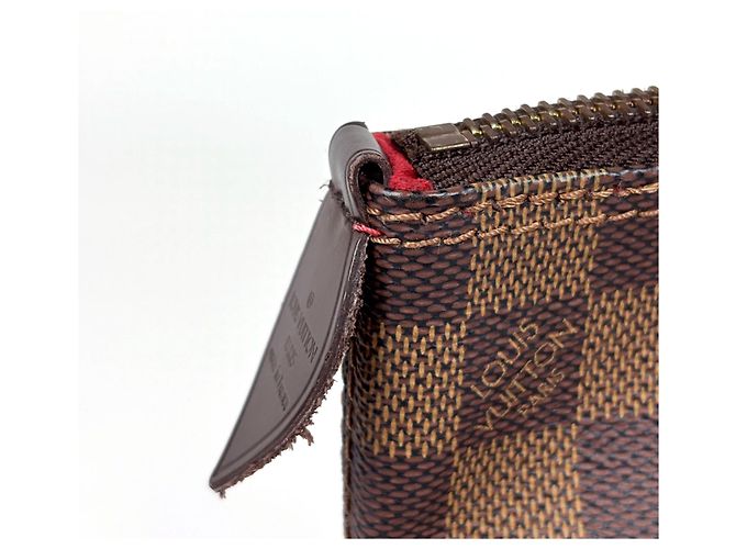Borsa a mano Louis Vuitton Saleya PM Tote Bag Marrone Damier ebene - vista 4