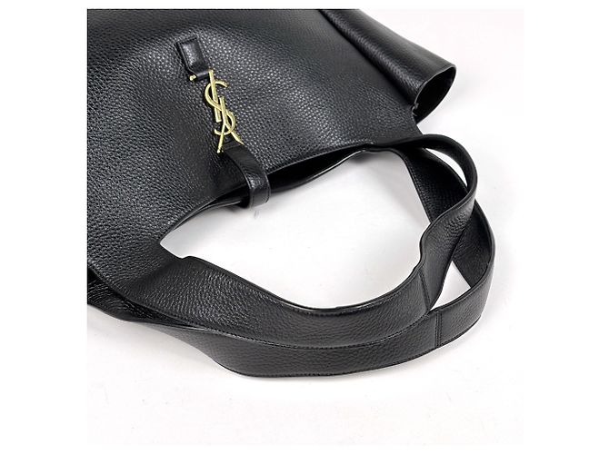 Saint Laurent Le Sancassette Bear Tote Bag Black - view 5