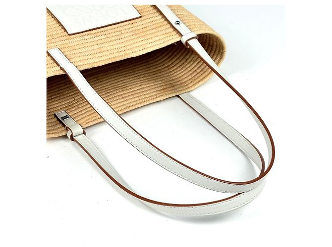Sac Cabas Panier Carré Loewe Small Blanc - vue 6