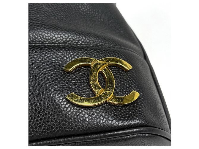 Zaino Chanel nero in vitello grana - vista 5