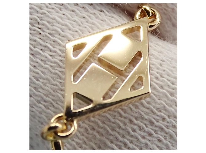 Hermès Orecchini a lobo Hermes Pink Gold D'oro - vista 12