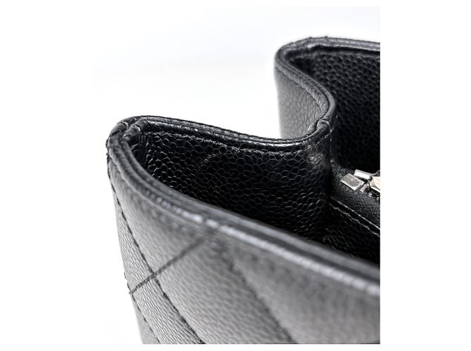 Borsa Tote Chanel Matelassé Nera Nero - vista 8