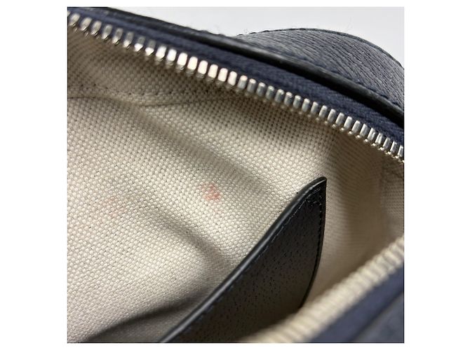 Gucci Ophidia Sherry Line Web Double G Schultertasche Marineblau - Ansicht 6