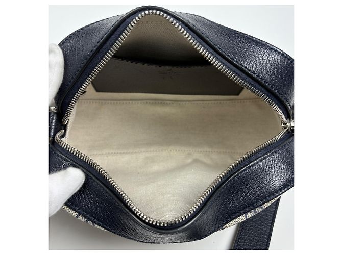 Gucci Ophidia Sherry Line Web Double G Schultertasche Marineblau - Ansicht 8