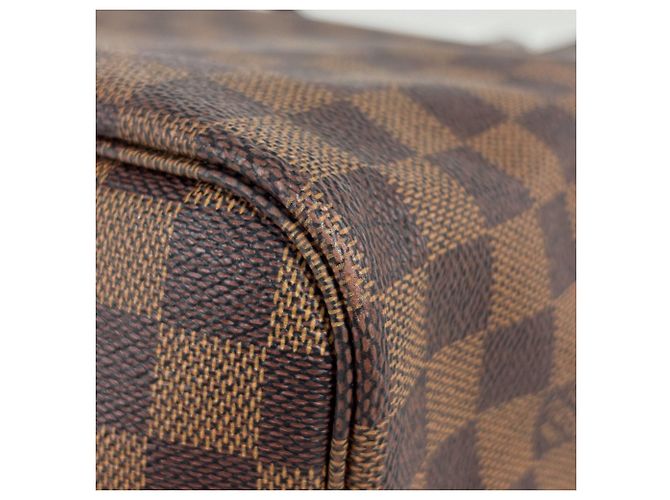 Saco Tote Louis Vuitton Neverfull GM Marrom Damier ebene - vista 3