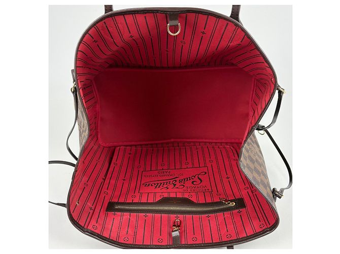 Saco Tote Louis Vuitton Neverfull GM Marrom Damier ebene - vista 7