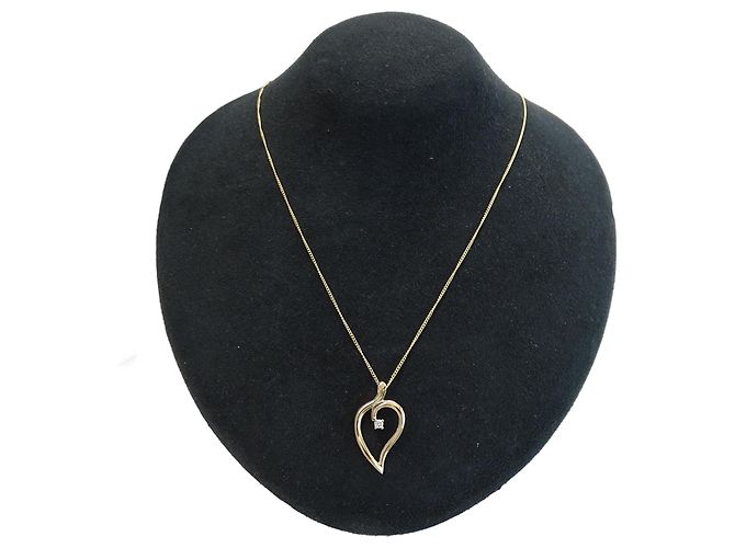 Collar Corazón Hoja en Oro Amarillo Tiffany & Co. Dorado - vista 9