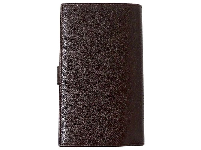 Bulgari Bvlgari Dark Brown Leather Long Wallet - view 2