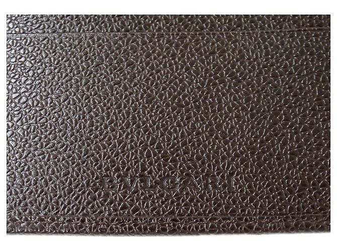 Bulgari Bvlgari Dark Brown Leather Long Wallet - view 5