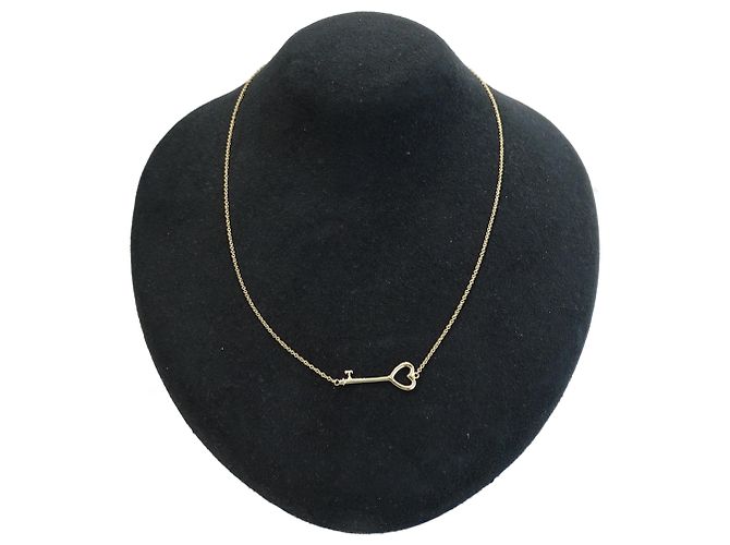 Collana Chiave Cuore in Oro Giallo Tiffany & Co. D'oro - vista 10
