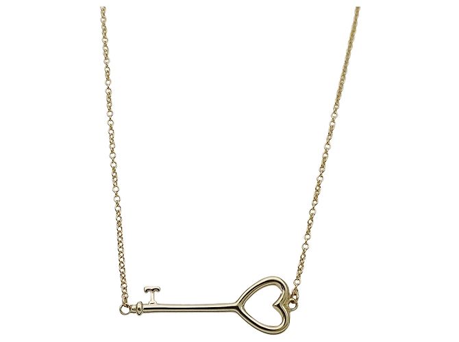 Collana Chiave Cuore in Oro Giallo Tiffany & Co. D'oro - vista 2
