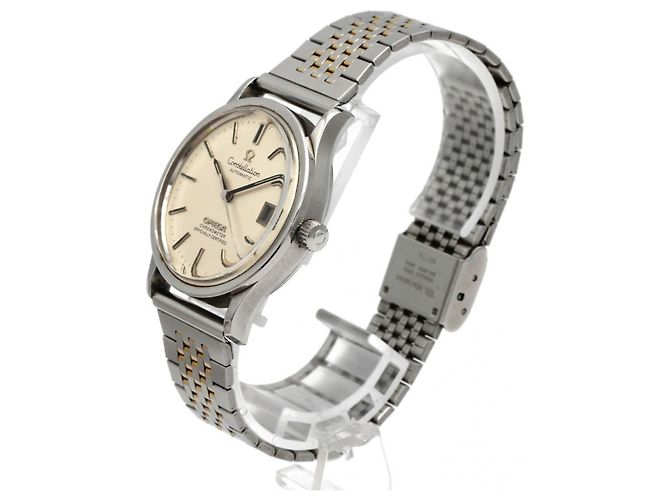 Relógio automático Omega Constellation Chronometer em aço inoxidável - vista 2