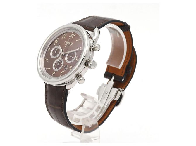 Hermès Orologio automatico Hermes Arceau Chrono AR4.910 SS - vista 2