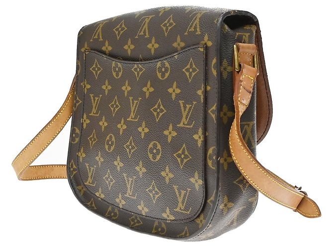 Louis Vuitton Saint Cloud Monogram GM Marrone - vista 4