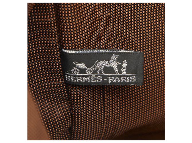 Hermès Borsa a tracolla Hermes Herline Bassas MM Marrone - vista 10