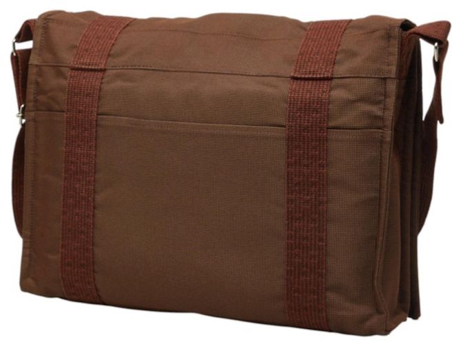 Hermès Borsa a tracolla Hermes Herline Bassas MM Marrone - vista 2