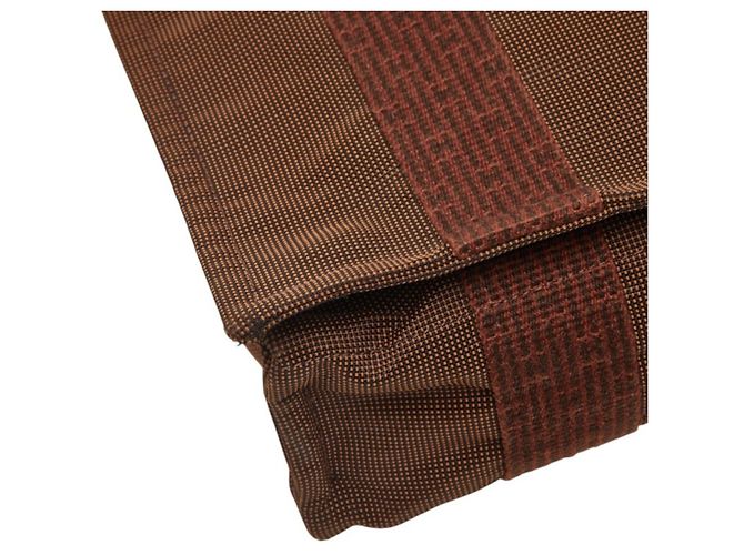 Hermès Borsa a tracolla Hermes Herline Bassas MM Marrone - vista 5