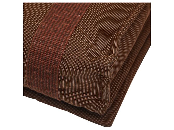 Hermès Borsa a tracolla Hermes Herline Bassas MM Marrone - vista 6