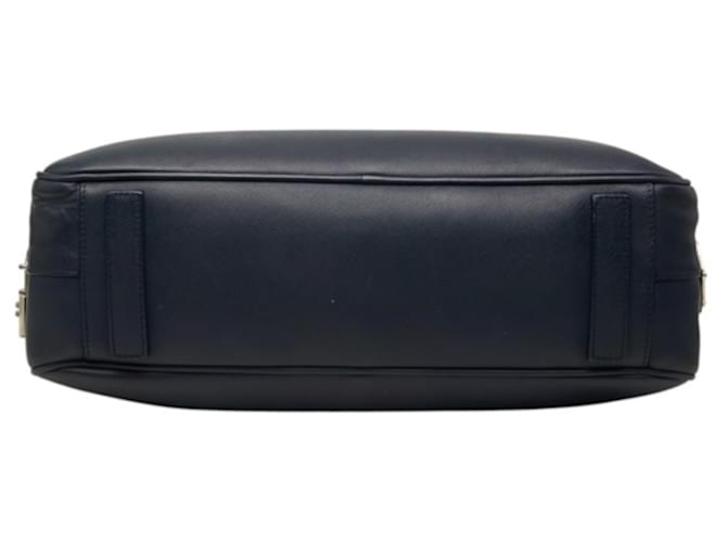 Saffiano Borsetta Prada con placca logo Triangle Blu navy - vista 3
