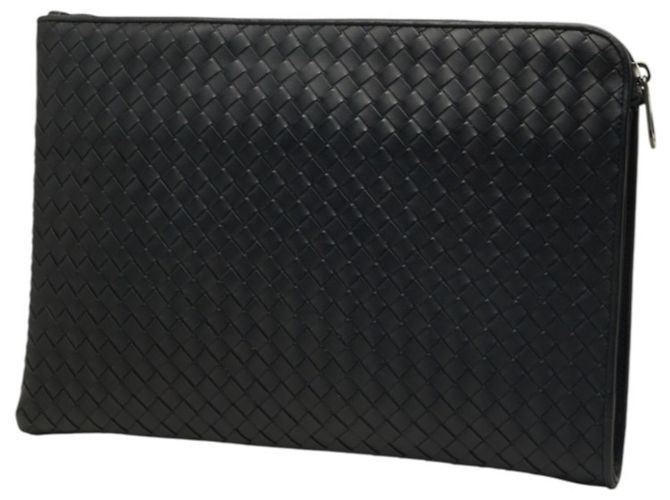 Borsa a pochette Intrecciato Bottega Veneta Nero - vista 2