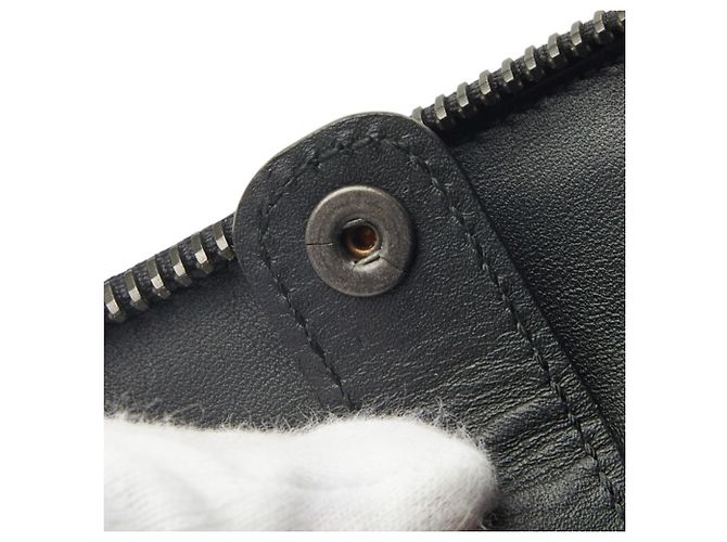 Borsa a pochette Intrecciato Bottega Veneta Nero - vista 6