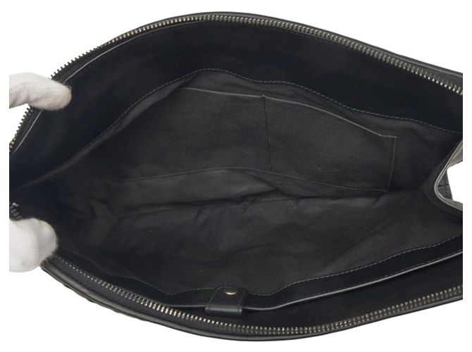 Borsa a pochette Intrecciato Bottega Veneta Nero - vista 7