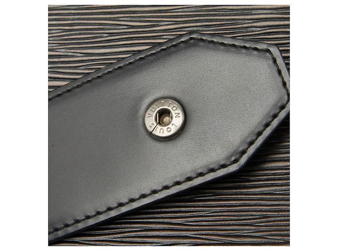 Louis Vuitton Epi Sac Depaule PM Shoulder Bag Nero - vista 9