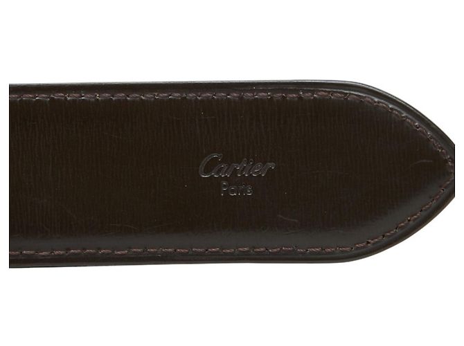 Cartier C Allongée Wendelgürtel Braun Schwarz - Ansicht 7