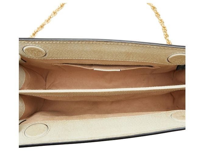 Borsa a tracolla Gucci Ophidia Sherry Line GG Logo Chain Crudo - vista 6