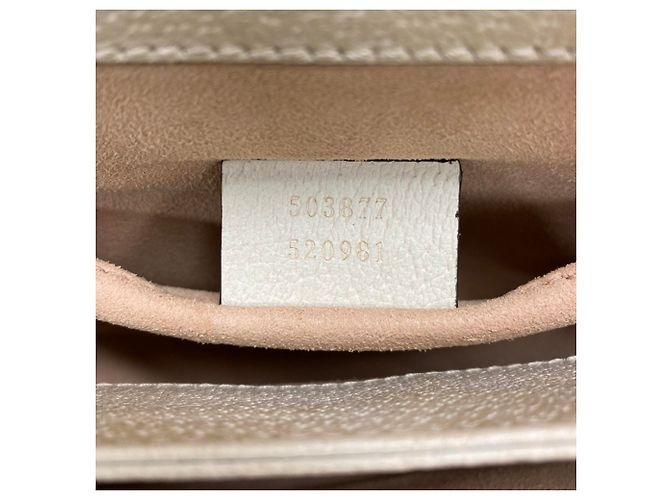 Borsa a tracolla Gucci Ophidia Sherry Line GG Logo Chain Crudo - vista 9