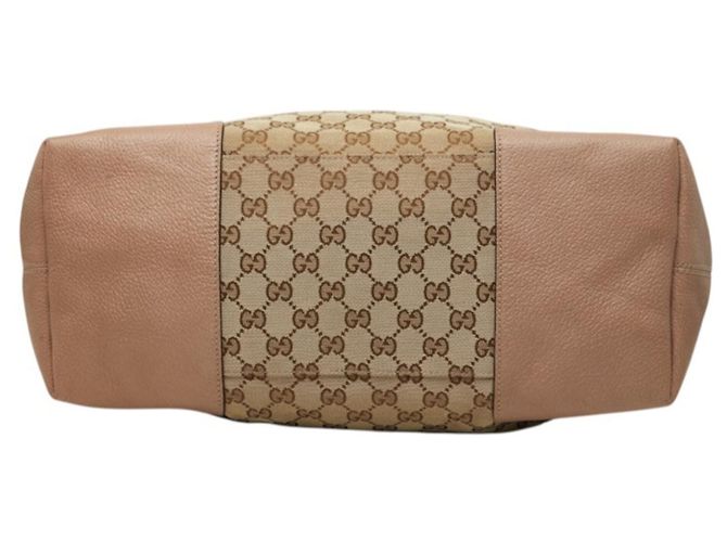 Borsa a mano e a tracolla Gucci GG Canvas Rosa Beige - vista 3