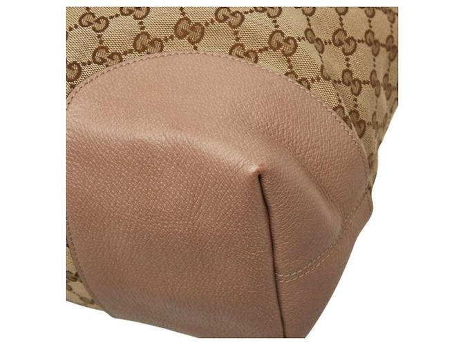 Borsa a mano e a tracolla Gucci GG Canvas Rosa Beige - vista 6