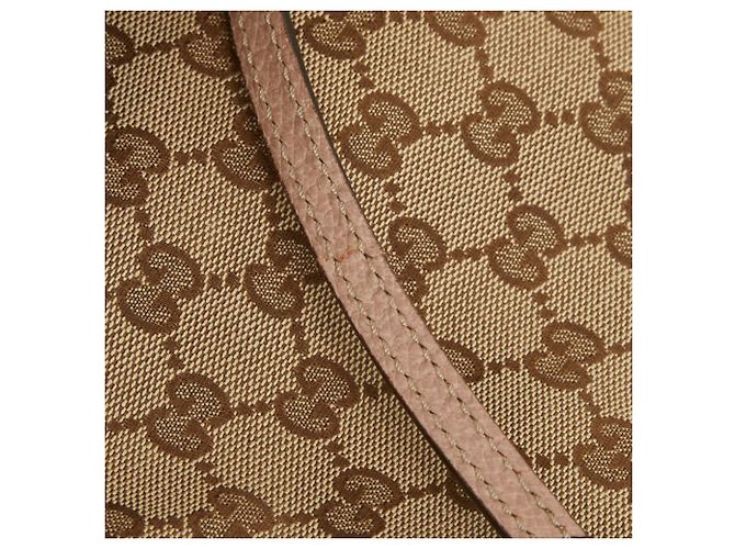 Borsa a mano e a tracolla Gucci GG Canvas Rosa Beige - vista 8