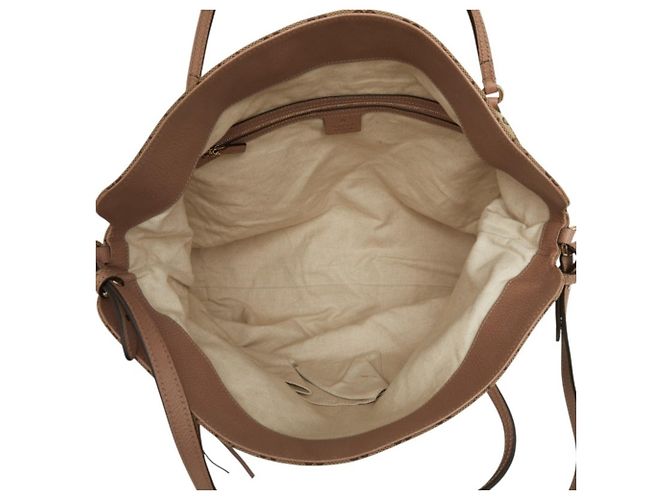 Borsa a mano e a tracolla Gucci GG Canvas Rosa Beige - vista 9