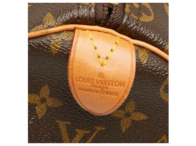Borsa Boston Louis Vuitton Monogram Keepall 50 Marrone - vista 10