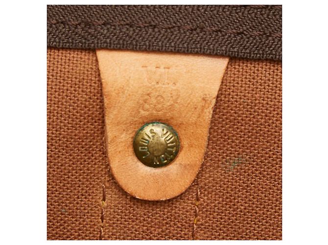 Borsa Boston Louis Vuitton Monogram Keepall 50 Marrone - vista 11