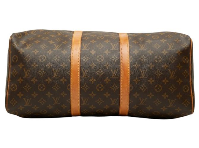 Borsa Boston Louis Vuitton Monogram Keepall 50 Marrone - vista 3
