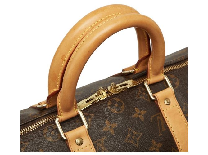 Borsa Boston Louis Vuitton Monogram Keepall 45 Marrone - vista 10