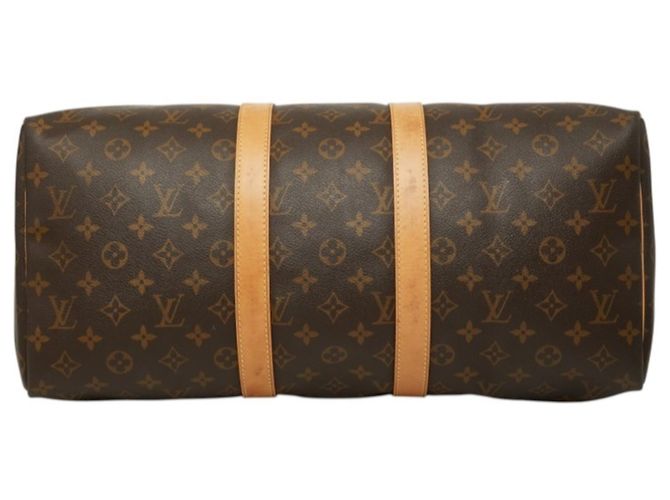 Borsa Boston Louis Vuitton Monogram Keepall 45 Marrone - vista 3