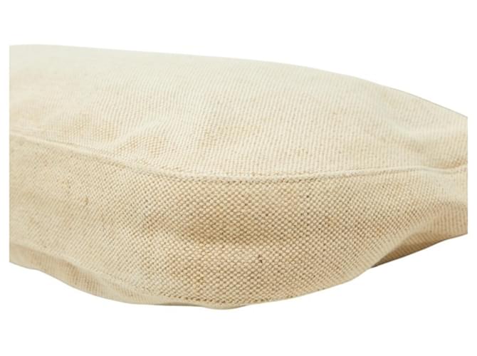 Borsa monospalla Prada con placca logo Triangle Beige - vista 4